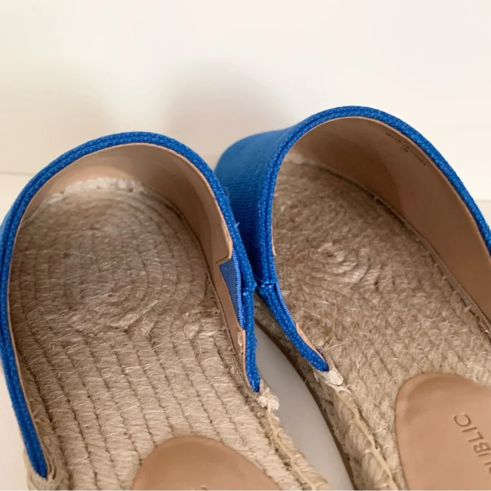 Banana Republic Blue Espadrille Slip-On Shoes